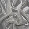 1 Yard Silver on White Liquid Sheen Chiffon Sheer 60" Width Fabric for Blouses, Dresses & Overlays
